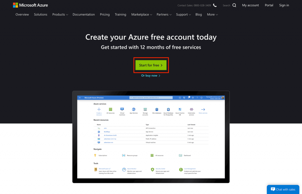 It360ng : Create Your Azure Free Account.